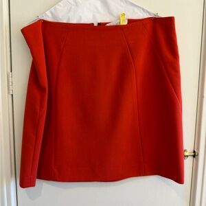 LOFT Vibrant Red Skirt
